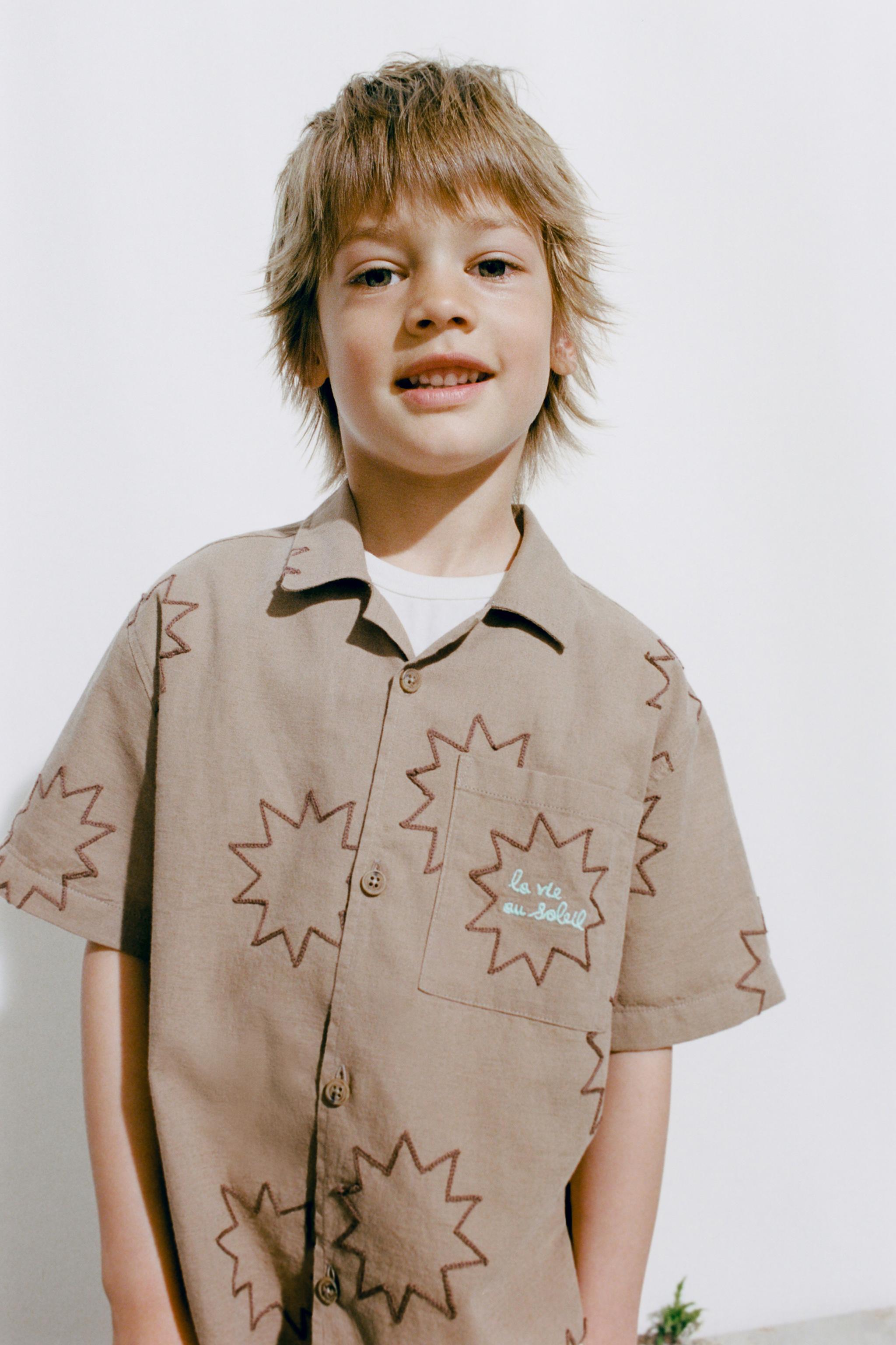 EMBROIDERED SUNS SHIRT